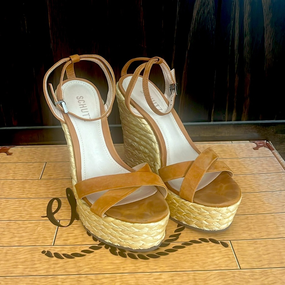 Schutz Espadrille Wedges